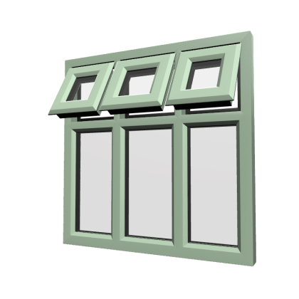 uPVC Window Chartwell Green