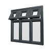 uPVC Window Anthracite Grey
