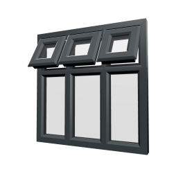 uPVC Window Anthracite Grey