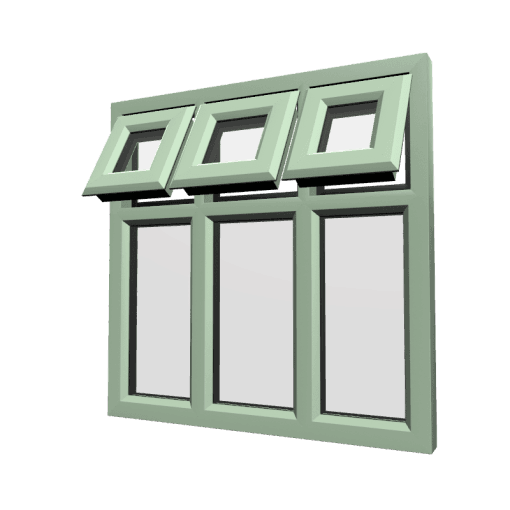 uPVC Window Chartwell Green