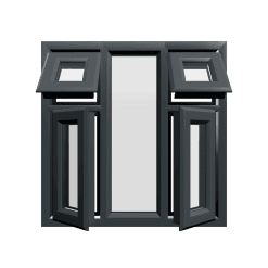 uPVC Window Anthracite Grey