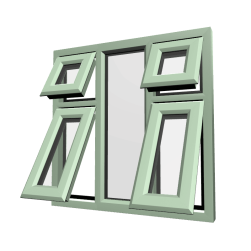 uPVC Window Chartwell Green