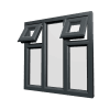 uPVC Window Anthracite Grey