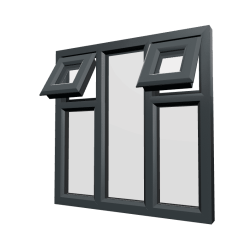 uPVC Window Anthracite Grey