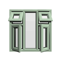 uPVC Window Chartwell Green