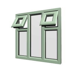 uPVC Window Chartwell Green