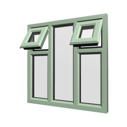 uPVC Window Chartwell Green