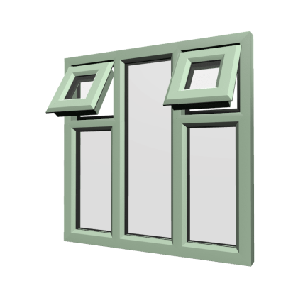 uPVC Window Chartwell Green