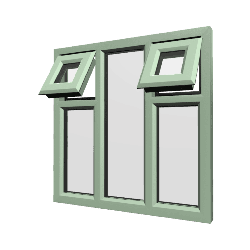 uPVC Window Chartwell Green