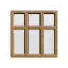 uPVC Window Irish Oak