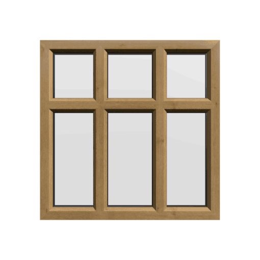 uPVC Window Irish Oak
