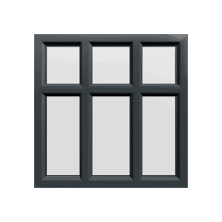 uPVC Window Anthracite Grey