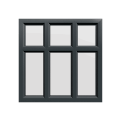 uPVC Window Anthracite Grey