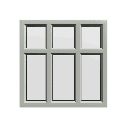 uPVC Window Agate Grey