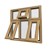 uPVC Window Irish Oak