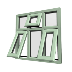 uPVC Window Chartwell Green