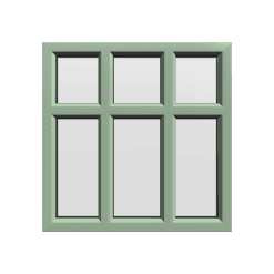 uPVC Window Chartwell Green