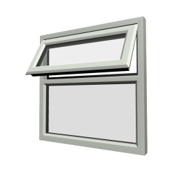 uPVC Window Agate Grey