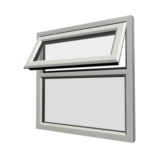 uPVC Window Agate Grey