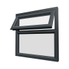 uPVC Window Anthracite Grey