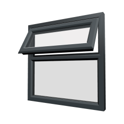 uPVC Window Anthracite Grey