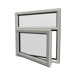 uPVC Window Agate Grey