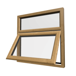uPVC Window Irish Oak