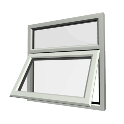 uPVC Window Agate Grey