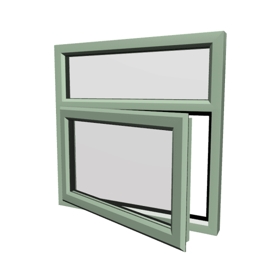 uPVC Window Chartwell Green