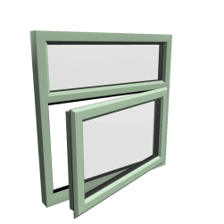 uPVC Window Chartwell Green