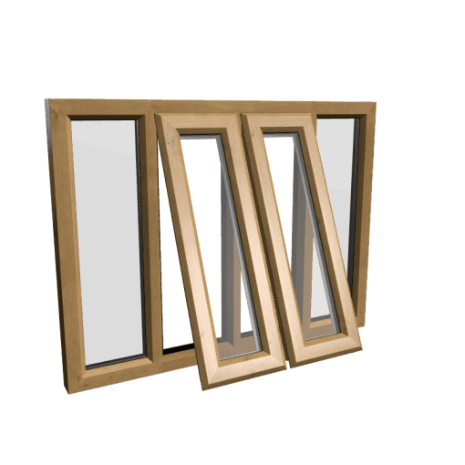 uPVC Window Irish Oak