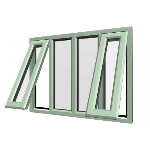 uPVC Window Chartwell Green