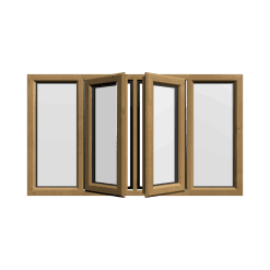 uPVC Window Irish Oak