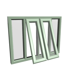 uPVC Window Chartwell Green