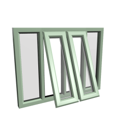 uPVC Window Chartwell Green