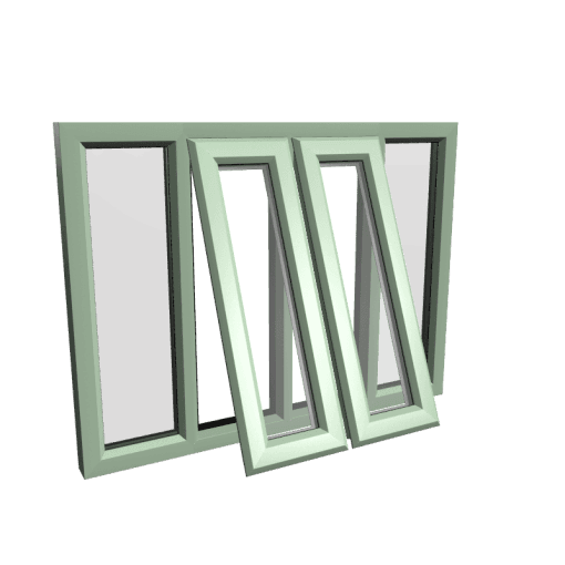 uPVC Window Chartwell Green