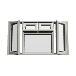 uPVC Window Agate Grey
