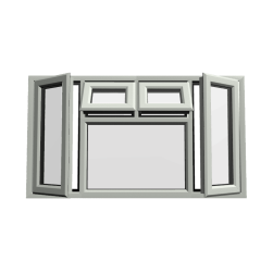 uPVC Window Agate Grey