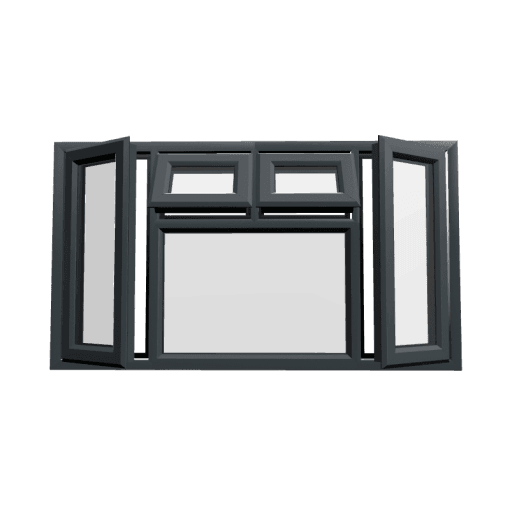 uPVC Window Anthracite Grey