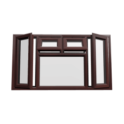 uPVC Window Rosewood Woodgrain