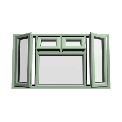 uPVC Window Chartwell Green