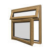 uPVC Window Irish Oak