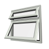 uPVC Window Agate Grey