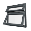 uPVC Window Anthracite Grey