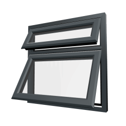 uPVC Window Anthracite Grey