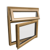 uPVC Window Irish Oak
