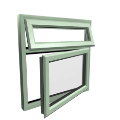 uPVC Window Chartwell Green