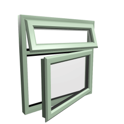uPVC Window Chartwell Green