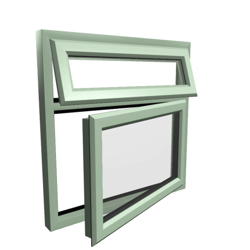uPVC Window Chartwell Green