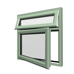 uPVC Window Chartwell Green